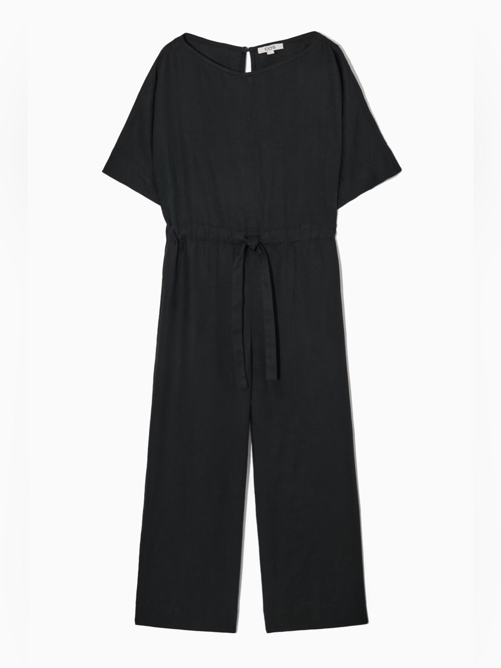 COS Drawstring Waist Linen Jumpsuit
